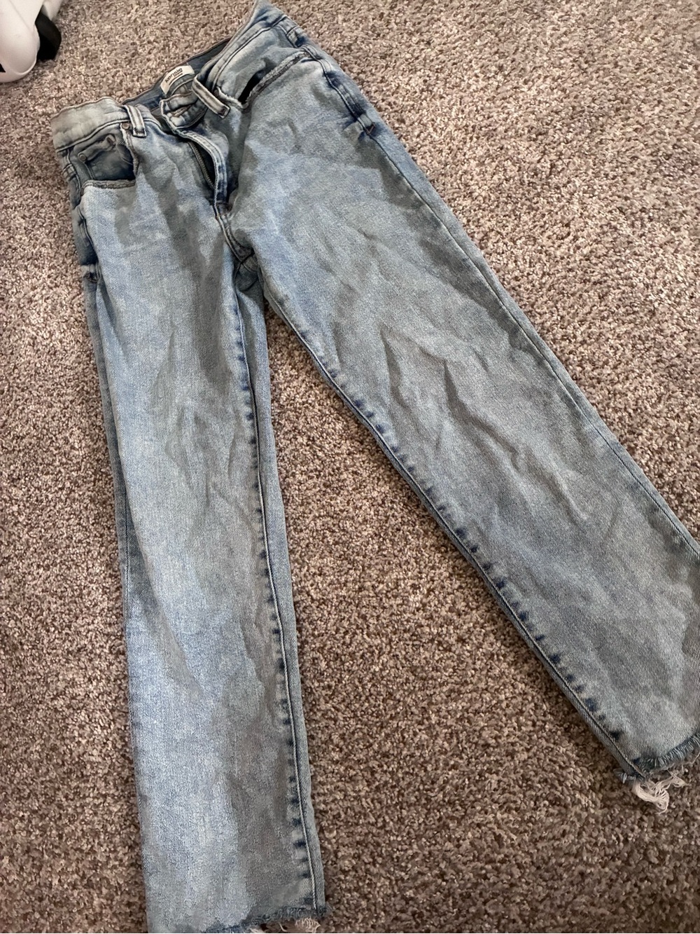 Kensie Light Blue women’s  Straight Jeans